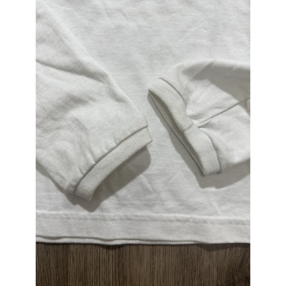 Y2K O'neill White Flower Long‎ Sleeve Women's Shirt Size L - Picture 13 of 13